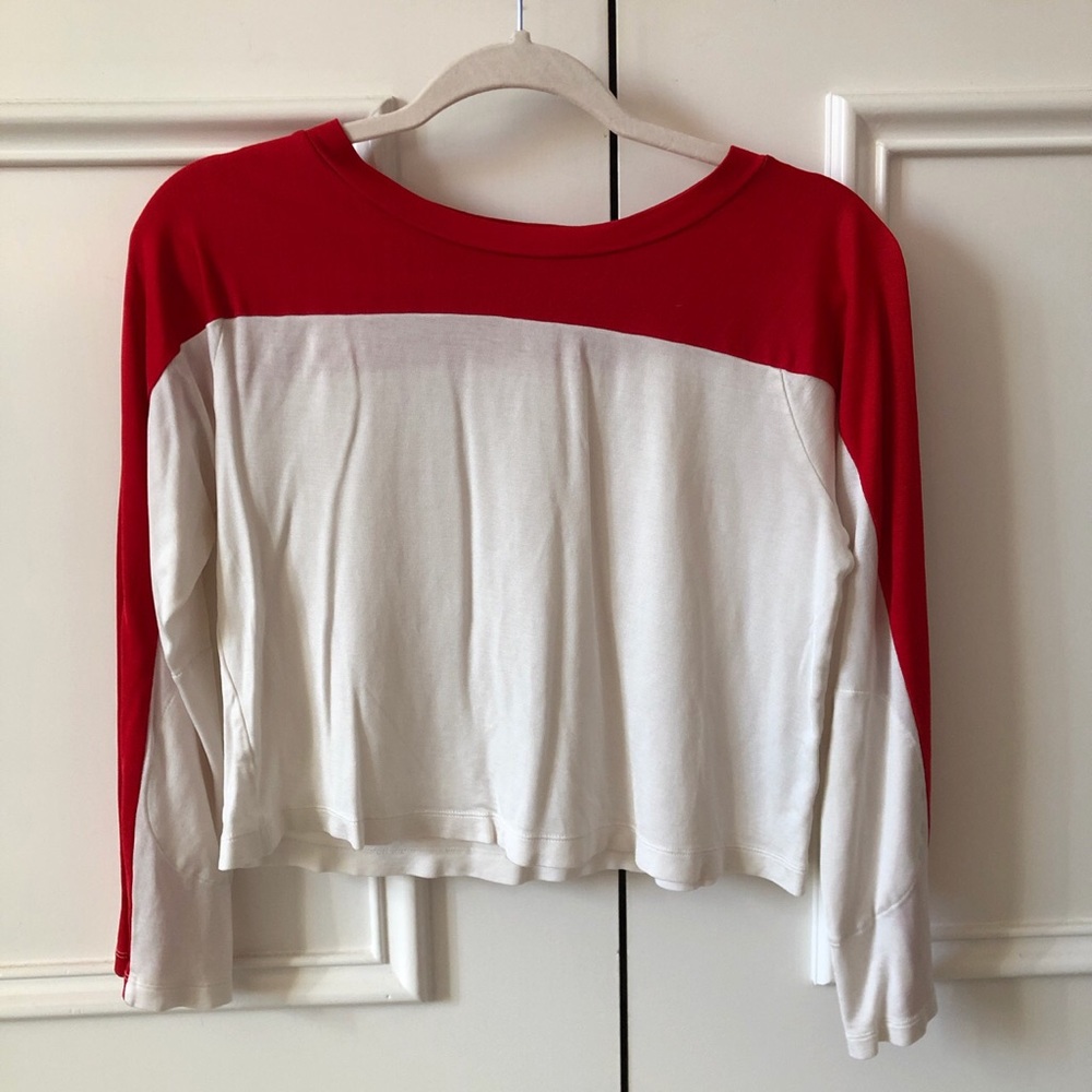 Rag and Bone Red Silky Top